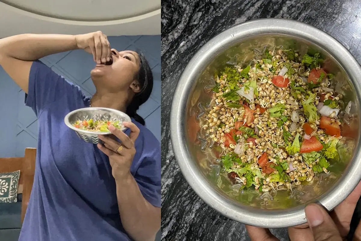 Try Matki or Sprouts in This Way – The Must Try Matki Salad or Sprout Bowl